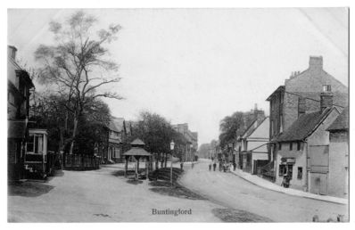 008 - Buntingford HighStreet
Clark's Series in mint condition showing a view North up the High Street of Buntingford 
