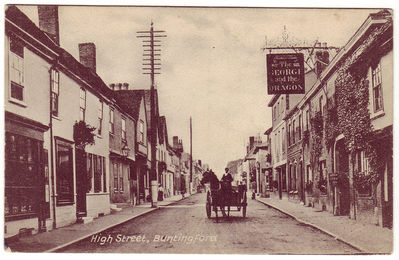 013 - The George & Dragon
Looking North on Buntingford High Street
