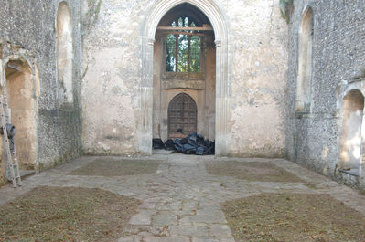 07 - West door from the middle of the Nave
can't see all the damage from here
