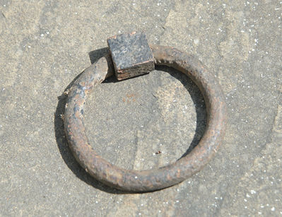 04 - West door, outside ring 
